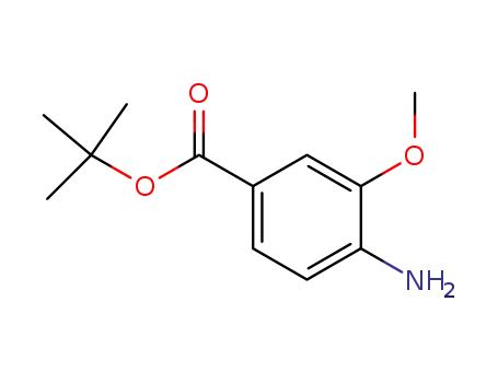 Molecular Structure of 123330-92-7 (TERT-BUTYL 4-AMINO-3-METHOXYBENZOATE)