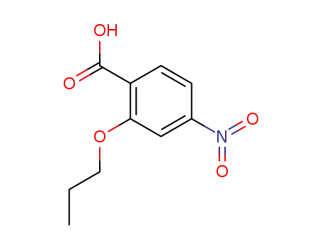Molecular Structure of 103204-41-7 (4-nitro-2-propoxy-benzoic acid)
