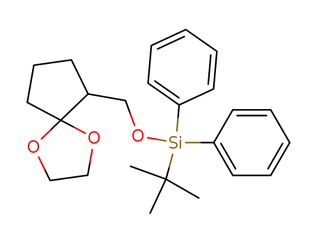 6-(tert-butyldiphenylsilyloxymethyl)-1,4-dioxaspiro<4,4>nonane