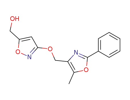 3-(5-methyl-2-phenyl-4-oxazolylmethoxy)-5-isoxazolylmethanol