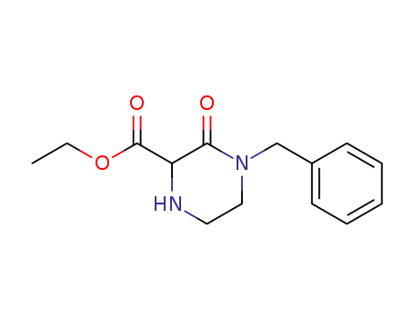 Molecular Structure of 149648-71-5 (3-OXO-4-(PHENYLMETHYL)-2-PIPERAZINECARBOXYLIC ACID ETHYL ESTER)