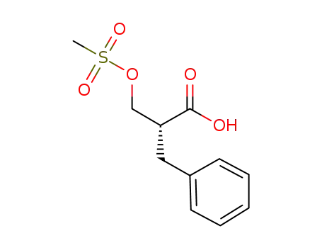 (R)-2-benzyl-3-methanesulfonyloxypropionic acid