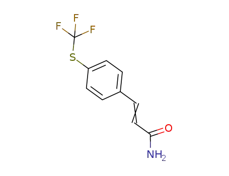 2-Propenamide, 3-[4-[(trifluoromethyl)thio]phenyl]-