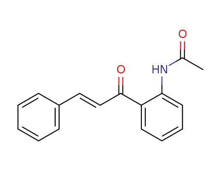 Acetamide, N-[2-(1-oxo-3-phenyl-2-propenyl)phenyl]-, (E)-