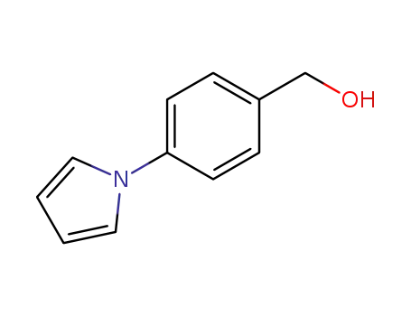 Molecular Structure of 143426-51-1 ([4-(1H-PYRROL-1-YL)PHENYL]METHANOL)