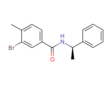 N-((1R)-1-phenylethyl)(3-bromo-4-methylphenyl)carboxamide
