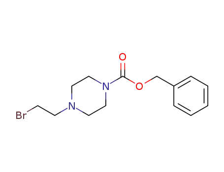 1-Piperazinecarboxylic acid, 4-(2-bromoethyl)-, phenylmethyl ester