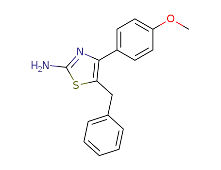 5-benzyl-4-(4-methoxyphenyl)thiazol-2-amine