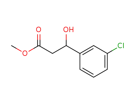 Molecular Structure of 632327-21-0 (Benzenepropanoic acid, 3-chloro-b-hydroxy-, methyl ester)