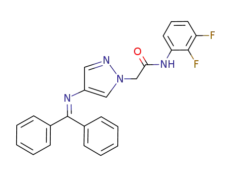 N-(2,3-difluorophenyl)-2-{4-[(diphenylmethylene)amino]-1H-pyrazol-1-yl}acetamide