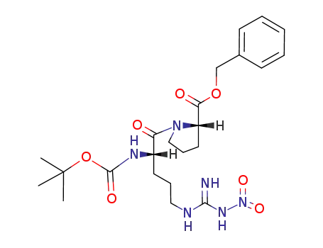 Molecular Structure of 54046-53-6 (Boc-Arg(NO<sub>2</sub>)-Pro-OBzl)
