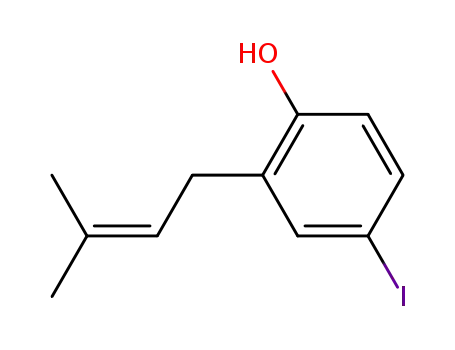 4-IODO-2-(3-METHYL-2-BUTENYL)-PHENOL