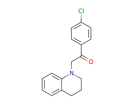 Ethanone,1-(4-chlorophenyl)-2-(3,4-dihydro-1(2H)-quinolinyl)- cas  7477-80-7