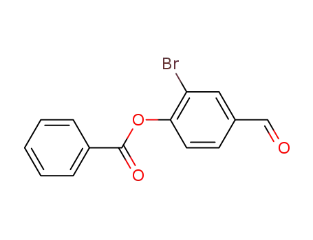 Molecular Structure of 536974-75-1 (2-BROMO-4-FORMYLPHENYL BENZOATE)