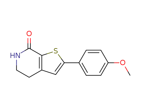 2-(4-methoxy-phenyl)-5,6-dihydro-4H-thieno[2,3-c]pyridin-7-one
