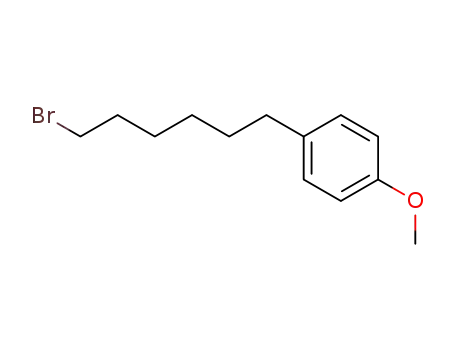 Molecular Structure of 23464-45-1 (Benzene, 1-(6-bromohexyl)-4-methoxy-)