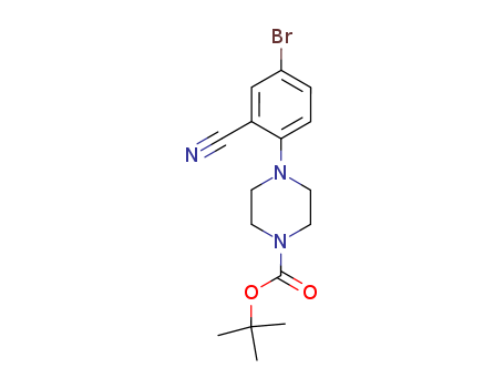 tert-Butyl4-(4-bromo-2-cyanophenyl)piperazine-1-carboxylate
