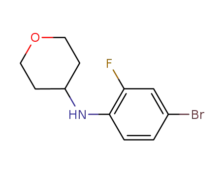 Molecular Structure of 950201-68-0 (C<sub>11</sub>H<sub>13</sub>BrFNO)
