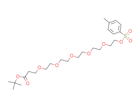 Molecular Structure of 850090-10-7 (Tos-PEG6-t-Butyl ester)