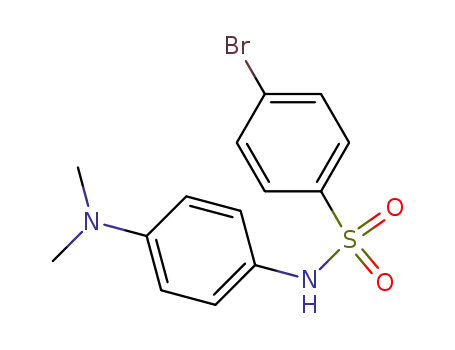 Molecular Structure of 349133-60-4 (Benzenesulfonamide, 4-bromo-N-[4-(dimethylamino)phenyl]-)