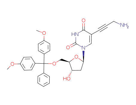 5-(3-aminopropynyl)-5'-O-(4,4'-dimethoxytrityl)-2'-deoxyuridine