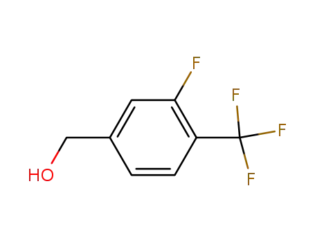 Molecular Structure of 230295-16-6 (4-Trifluoromethyl-3-fluorobenzyl alcohol)