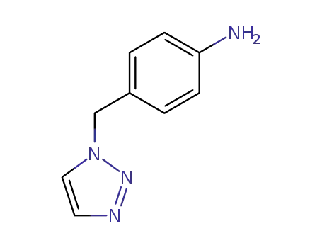 Molecular Structure of 99590-26-8 (Benzenamine, 4-(1H-1,2,3-triazol-1-ylmethyl)-)