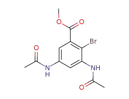 3,5- 비스-아세틸 라 미노 -2- 브로 모-벤조산 메틸 에스테르