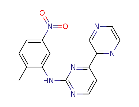 N-(2-methyl-5-nitrophenyl)-4-(pyrazinyl)-2-pyrimidine-amine