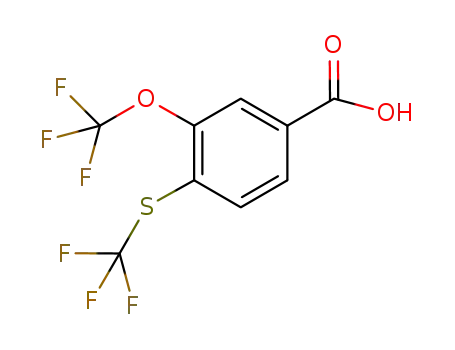 Benzoic acid, 3-(trifluoromethoxy)-4-[(trifluoromethyl)thio]-