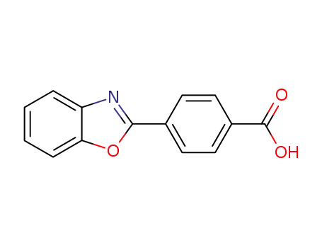 Molecular Structure of 20000-54-8 (4-(Benzoxazol-2-yl)benzoic acid)