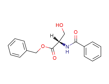 Molecular Structure of 138739-05-6 (L-Serine, N-benzoyl-, phenylmethyl ester)