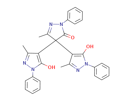4,4-bis(5-hydroxy-3-Methyl-1-phenyl-1H-pyrazol-4-yl)-3-Methyl-1-phenyl-1H-pyrazol-5(4H)-one