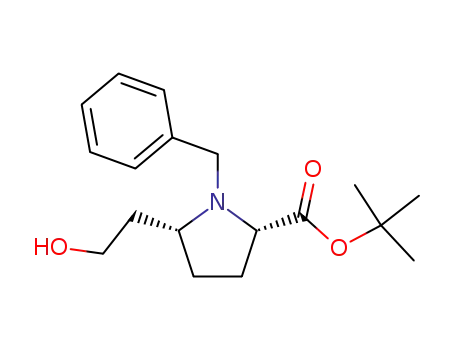 tert-butyl (2R,5R)-1-benzyl-5-(2-hydroxyethyl)pyrrolidine-2-carboxylate