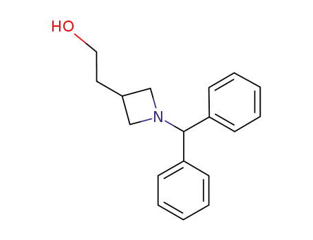 Molecular Structure of 152537-01-4 (2-(1-BENZHYDRYLAZETIDIN-3-YL)ETHANOL)