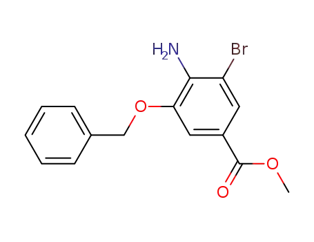 Methyl 4-amino-3-(benzyloxy)-5-bromobenzenecarboxylate