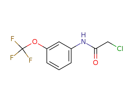 Molecular Structure of 886792-81-0 (2-chloro-N-(3-(trifluoromethoxy)phenyl)acetamide)