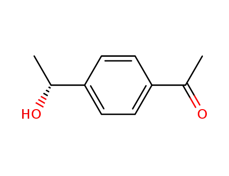 Molecular Structure of 108673-17-2 (Ethanone, 1-[4-[(1R)-1-hydroxyethyl]phenyl]- (9CI))