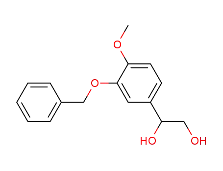 1-(3-benzyloxy-4-methoxyphenyl)ethane-1,2-diol