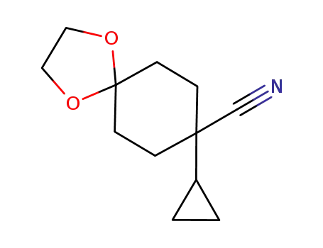 8-Cyclopropyl-1,4-dioxaspiro[4.5]decane-8-carbonitrile