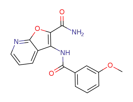 푸로[2,3-b]피리딘-2-카르복사미드, 3-[(3-메톡시벤조일)aMino]-