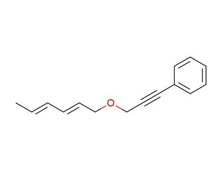 {3-[(2E,4E)-hexa-2,4-dien-1-yloxy]prop-1-yn-1-yl}benzene