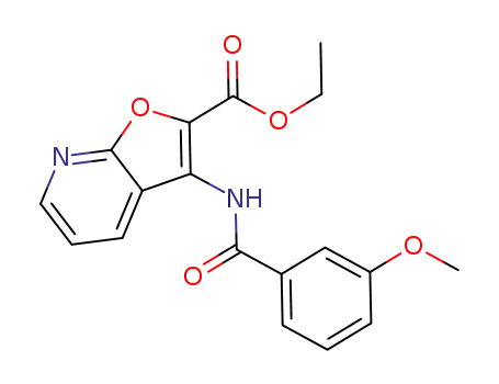 ethyl 3-(3-methoxybenzamido)furo[2,3-b]pyridine-2-carboxylate