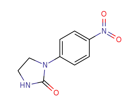 Molecular Structure of 89518-83-2 (1-(4-nitrophenyl)imidazolidin-2-one)