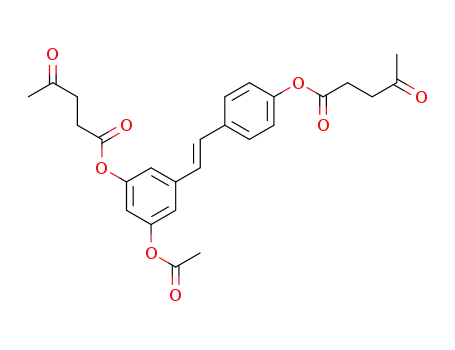 3-acetoxy-4',5-dilevulinoxystilbene