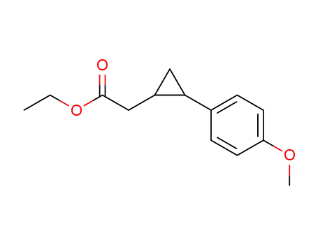 Cyclopropaneacetic acid, 2-(4-methoxyphenyl)-, ethyl ester
