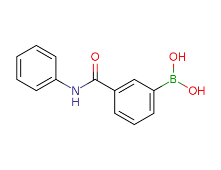 Molecular Structure of 397843-71-9 ((3-Phenylaminocarbonylphenyl)boronic acid)