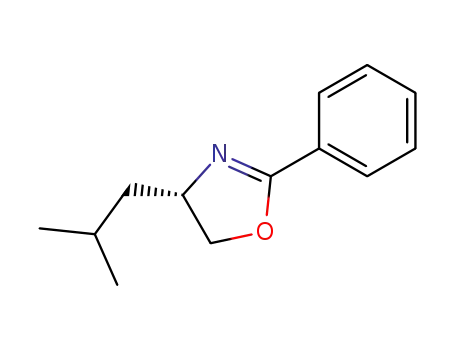 Oxazole, 4,5-dihydro-4-(2-methylpropyl)-2-phenyl-, (4S)-