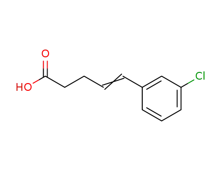 Molecular Structure of 625129-62-6 ((Z,E)-5-(3-chlorophenyl)-pent-4-enoic acid)