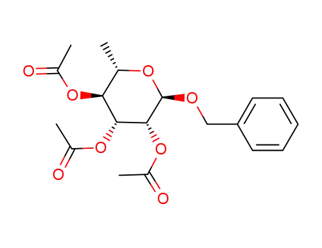 O-benzyl-2,3,4-tri-O-acetyl-β-L-rhamnopyranoside